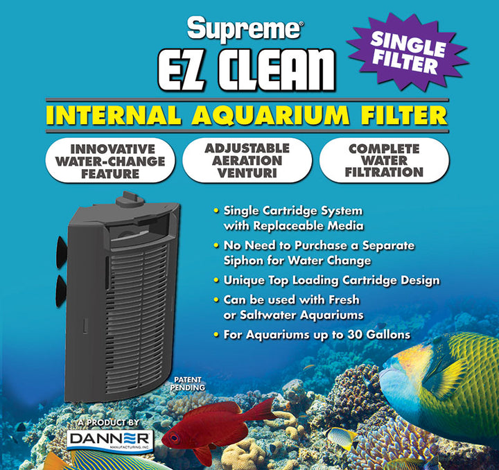 Supreme EZ Clean Single Internal Filter