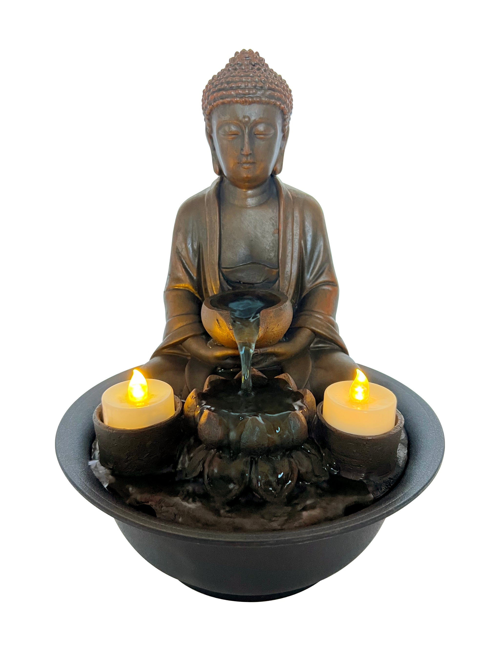 Mantra Illuminate Meditation Fountain