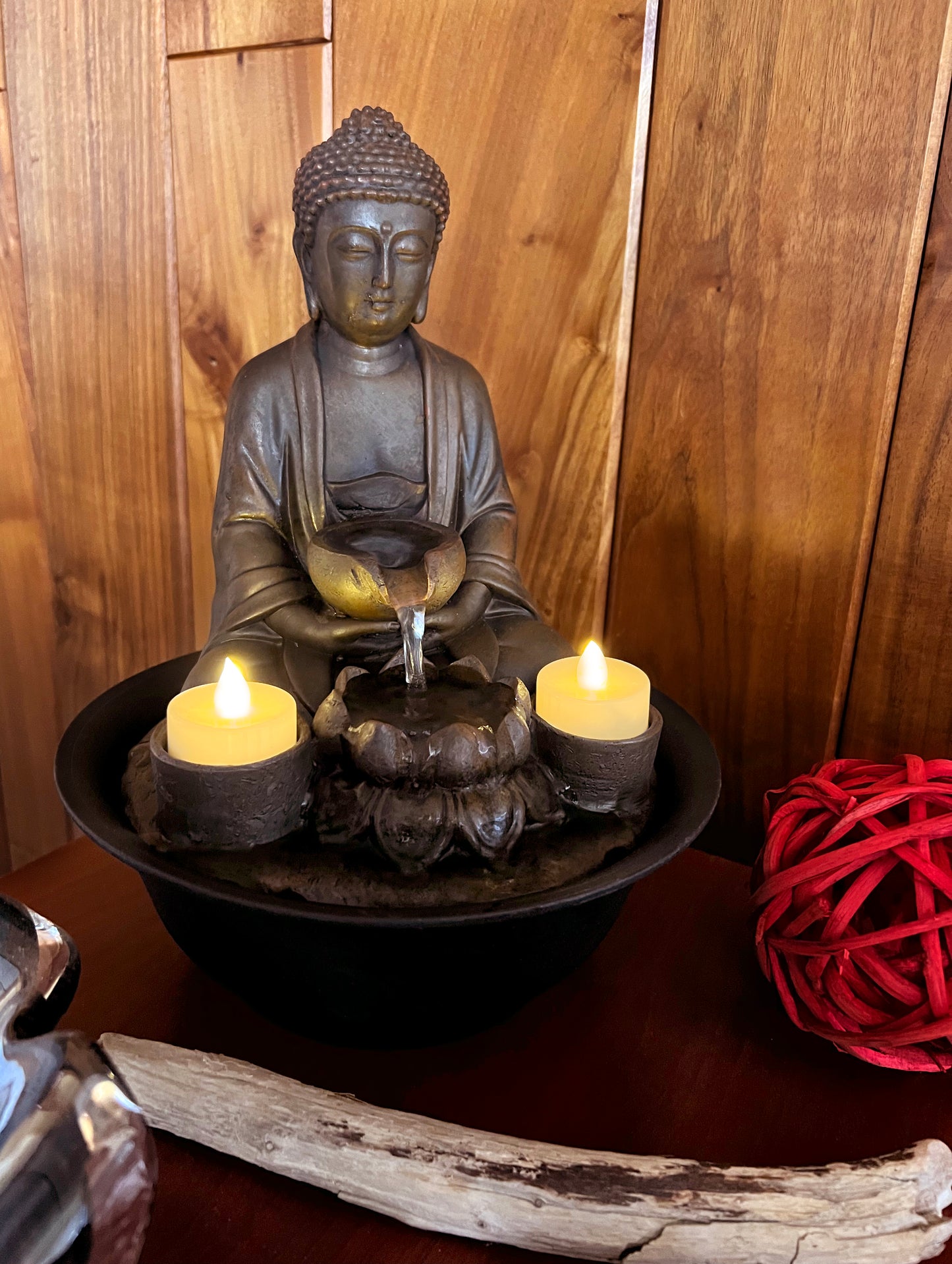 Mantra Illuminate Meditation Fountain