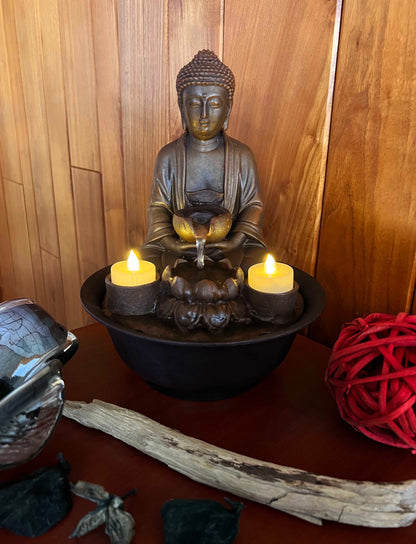 Mantra Illuminate Meditation Fountain