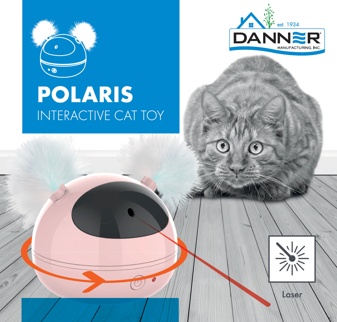 Interactief Bestuurbaar kattenspeeltje RC Cat Chaser | EBI Interactief Bestuurbaar kattenspeeltje RC Cat Chaser | EBI