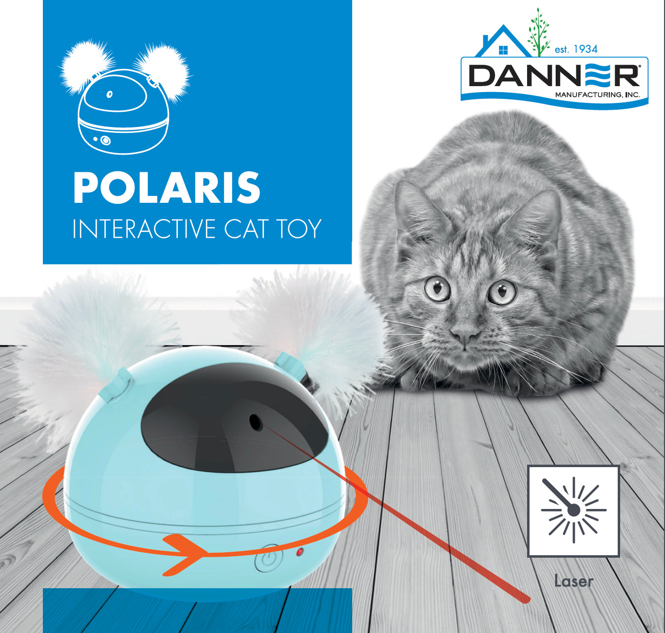 Polaris Interactive Cat Toy – Danner Manufacturing
