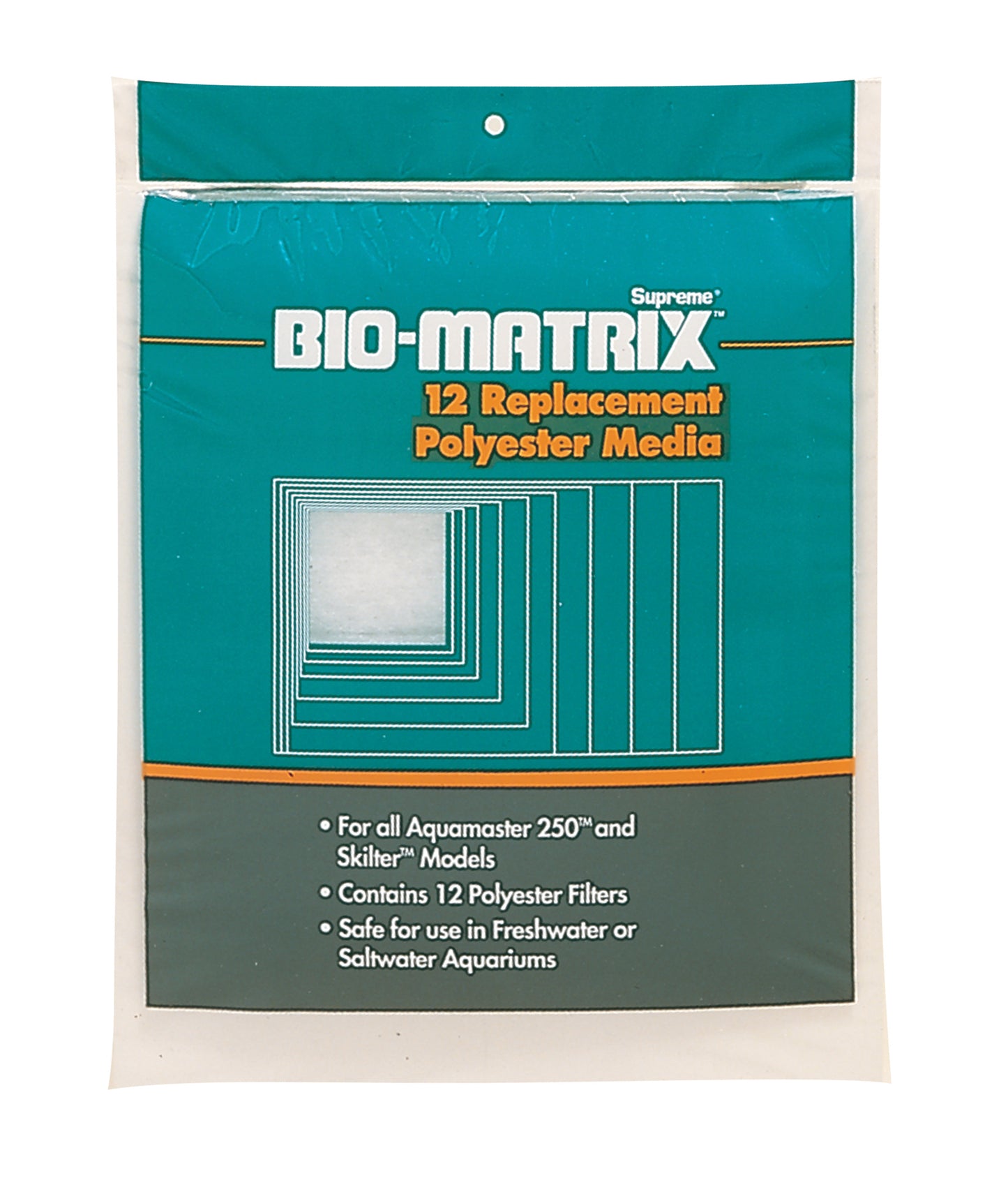 12 CARBON/12 POLYESTER BIO-MATRIX MEDIA