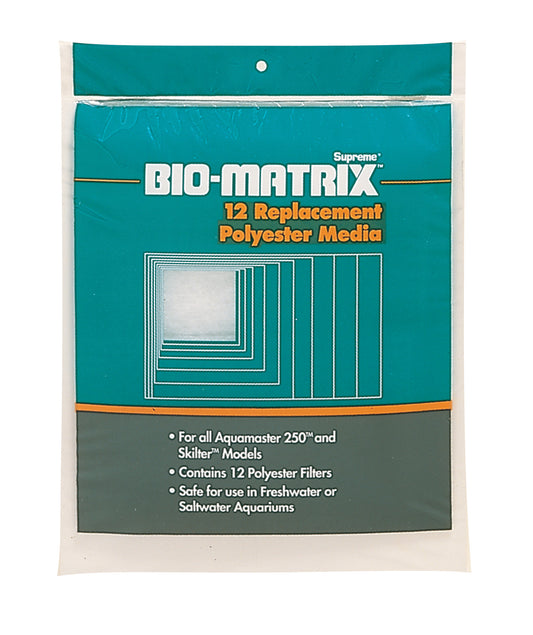 12 CARBON/12 POLYESTER BIO-MATRIX MEDIA